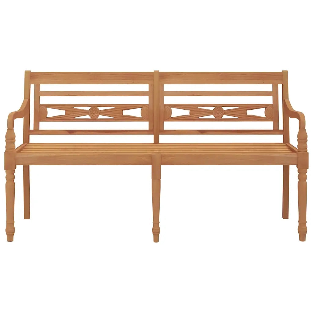 Panca da Giardino | Panchina Batavia 150 cm in Legno Massello di Teak