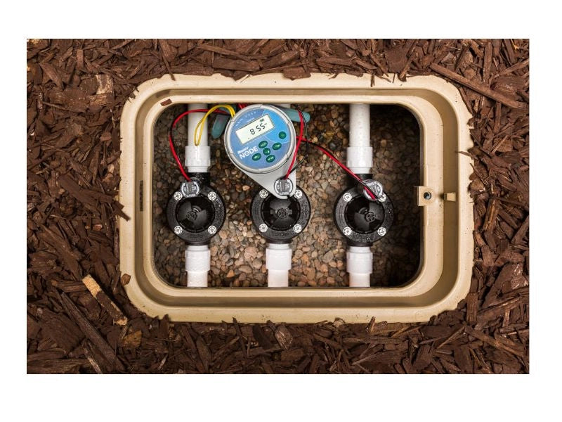 Centralina di Irrigazione a batteria HUNTER NODE-600 da pozzetto a 6 stazioni