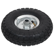 Ruote Carrello a Mano 2 pz in Gomma 4.10/3.50-4 (260x83) 142975