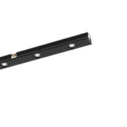 Illuminazione A Binario Moderna Stick Alluminio Nero Led 12W 3000K Ip20