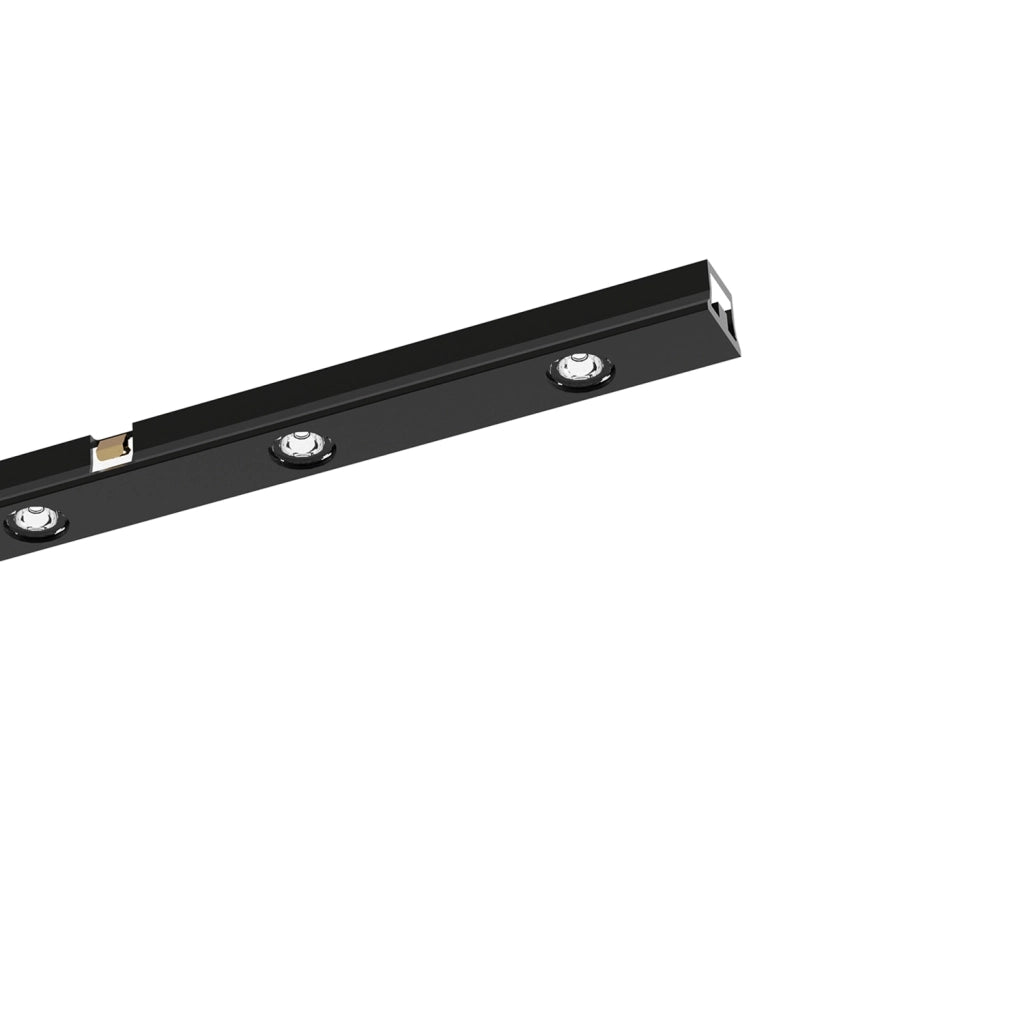 Illuminazione A Binario Moderna Stick Alluminio Nero Led 12W 3000K Ip20