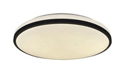 Plafoniera LED 40W bagno Slava nera IP44 Rabalux