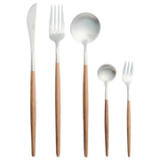 Set di posate da 30 pezzi per ogni occasione in Acciaio inossidabile Argento posate per ogni occasione