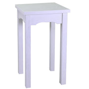 Tavolo esposizione legno nantes bianco quadro cm 50x50h70
