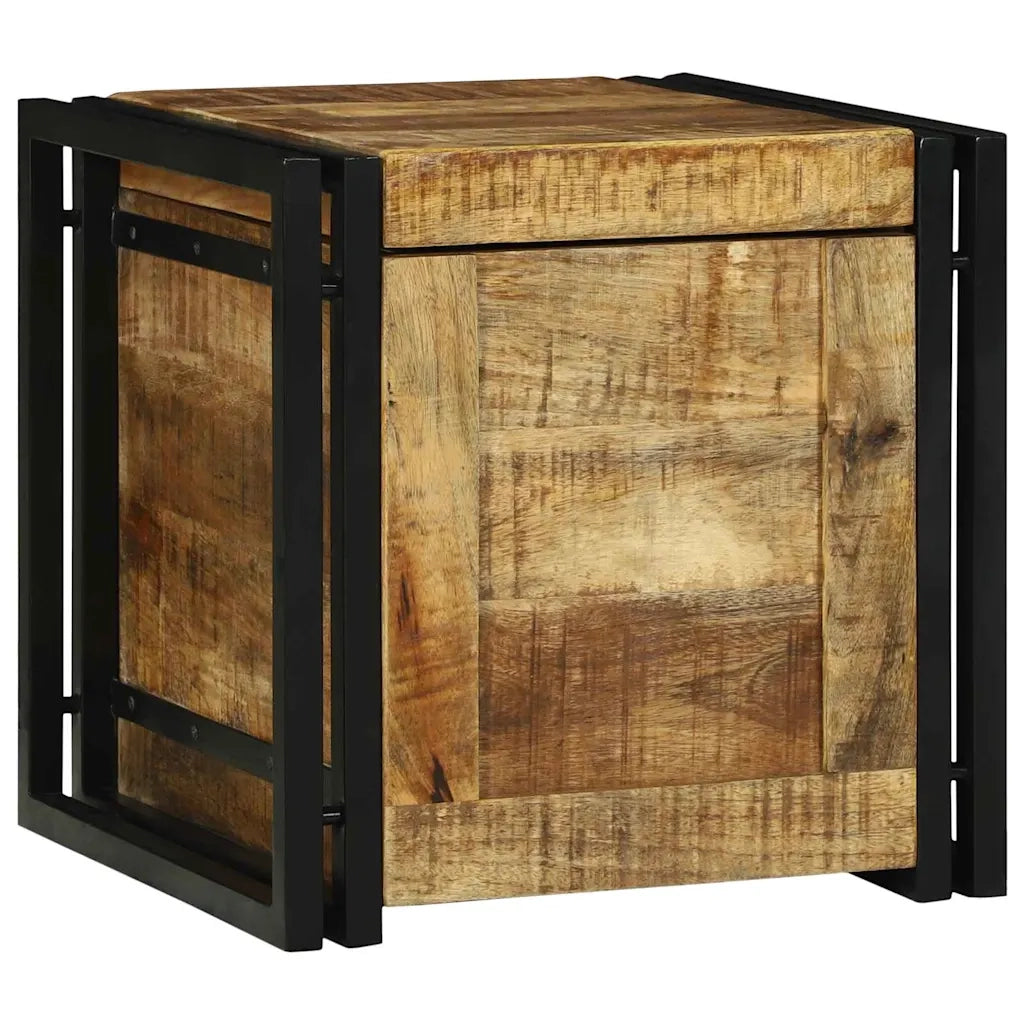Scatola di Stoccaggio 40 x 40 x 40 cm Legno di mango massello 4016748