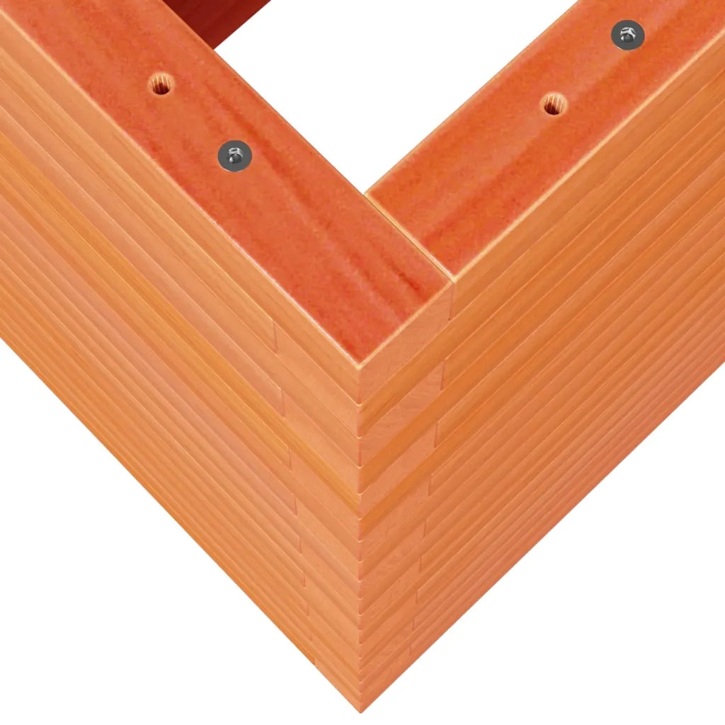 Fioriera Giardino-Vaso da Esterno-Contenitore per Piante Marrone Cera 90x40x68,5cm Legno Massello Pino