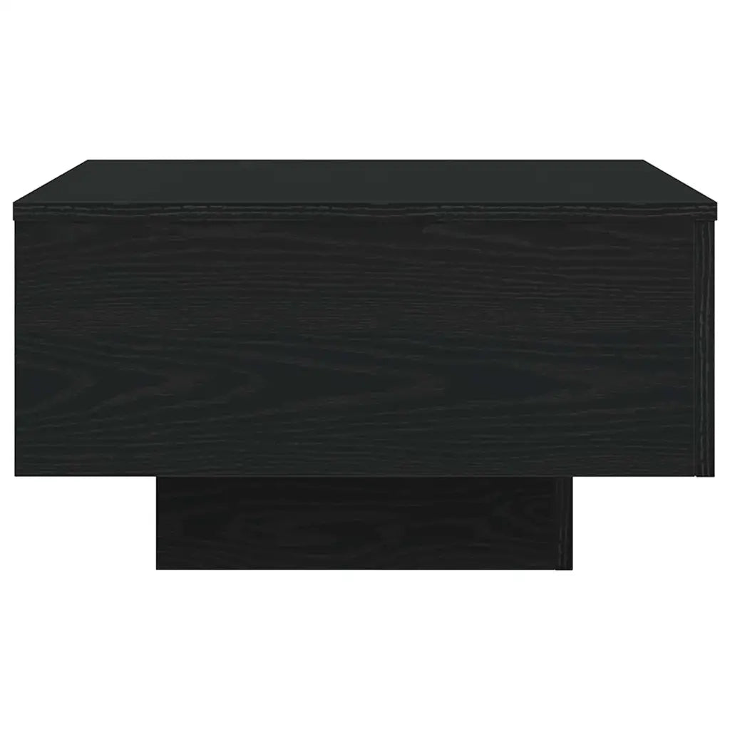 Tavolino da Salotto-Tavolino da soggiorno-Tavolo Rovere Nero 55 x 55 x 31 cm 721951