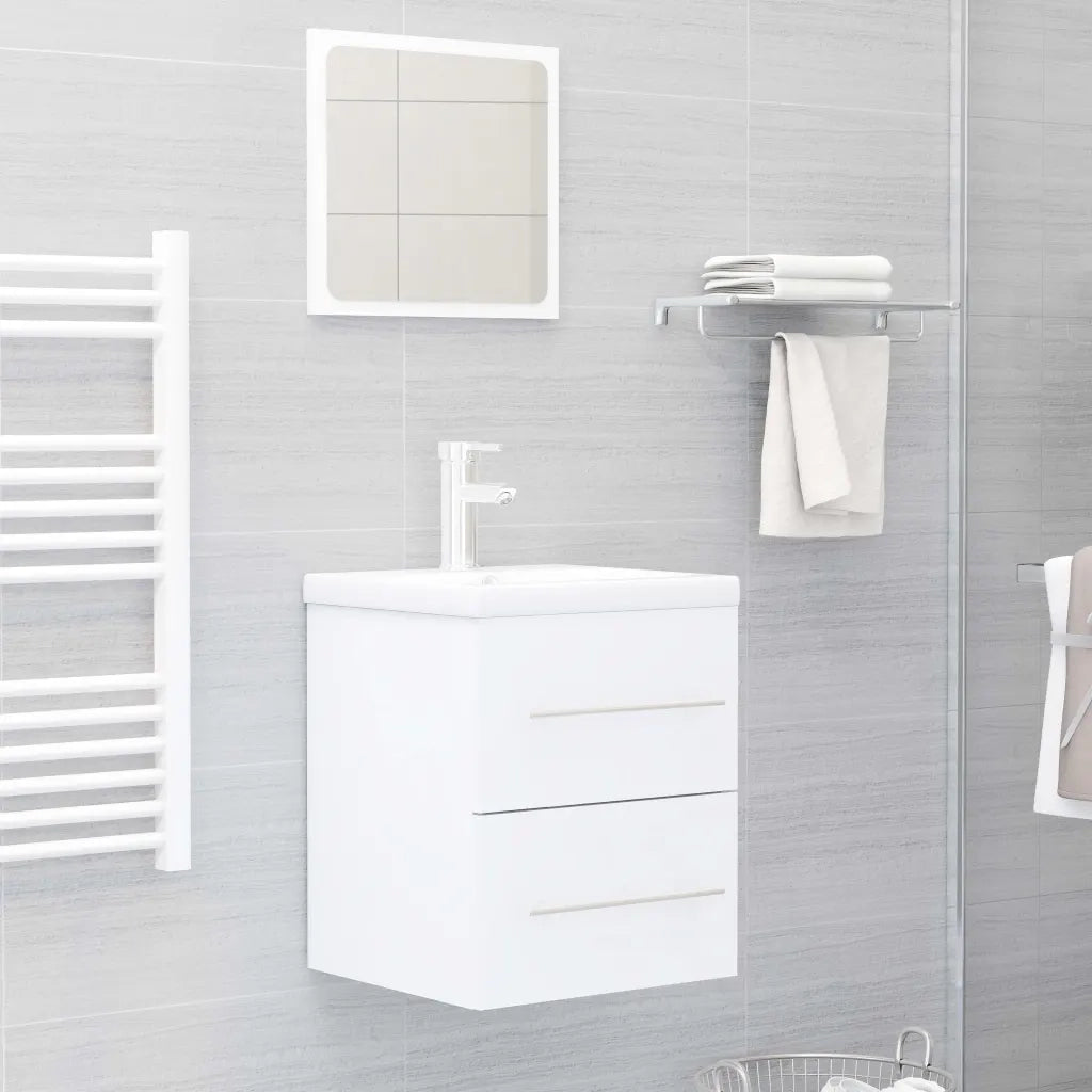 Mobile Lavabo Bianco 41x38,5x48 cm in Legno Multistrato 804683