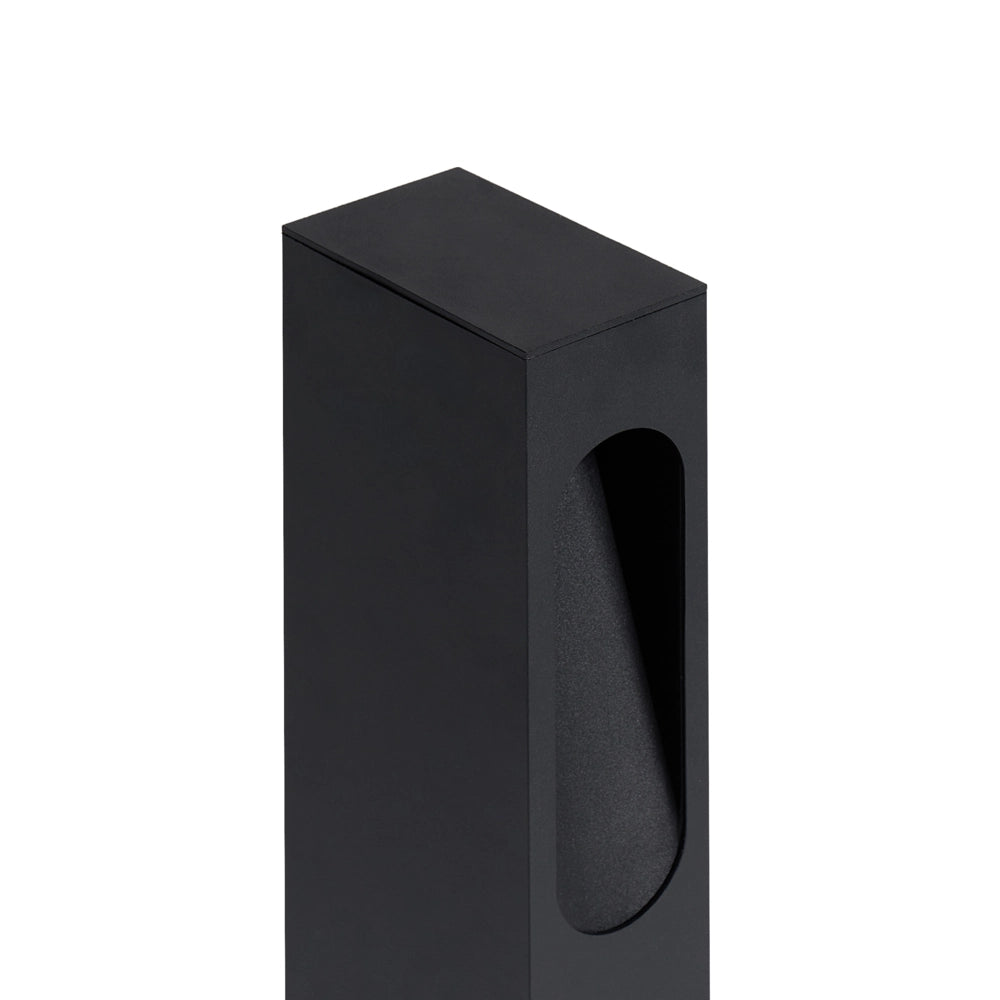 Lampada da esterno in alluminio nero 81 cm con LED per vialetti illuminazione da giardino design moderno