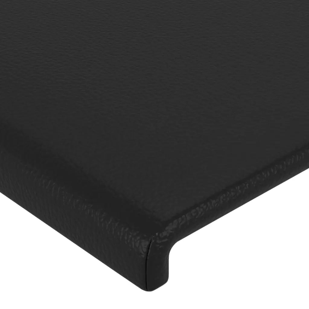 Testiera ad Orecchio Nera 203x16x118/128 cm in Similpelle 3119408