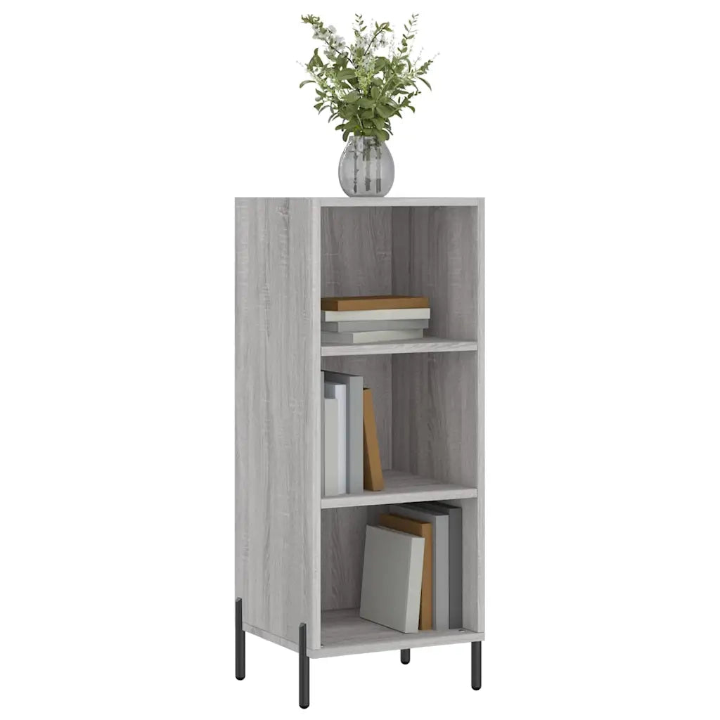 Credenza Grigio Sonoma 34,5x32,5x90 cm in Legno Multistrato 828746