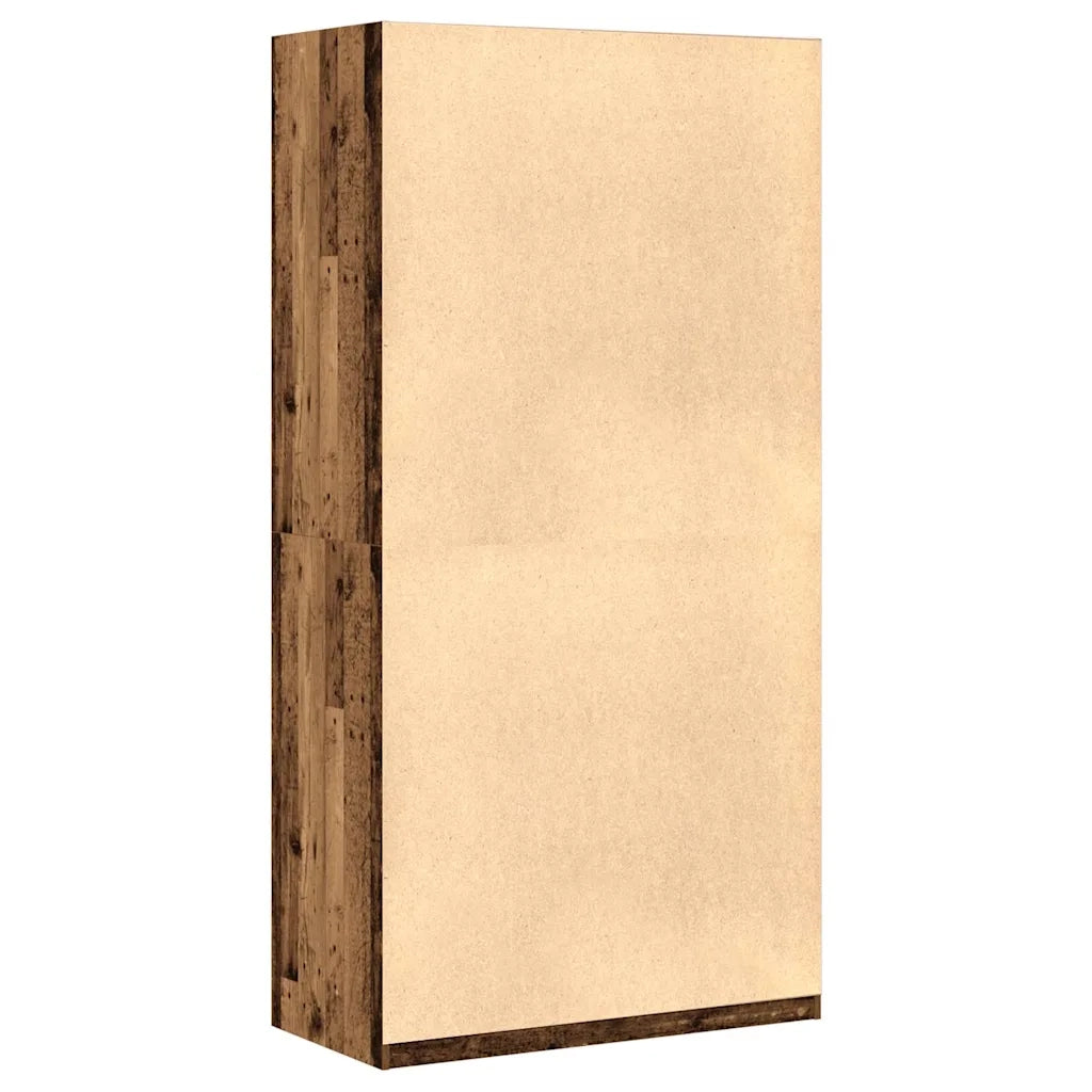 Armadio Legno Antico 100x50x200 cm in Legno Multistrato CFW7721796