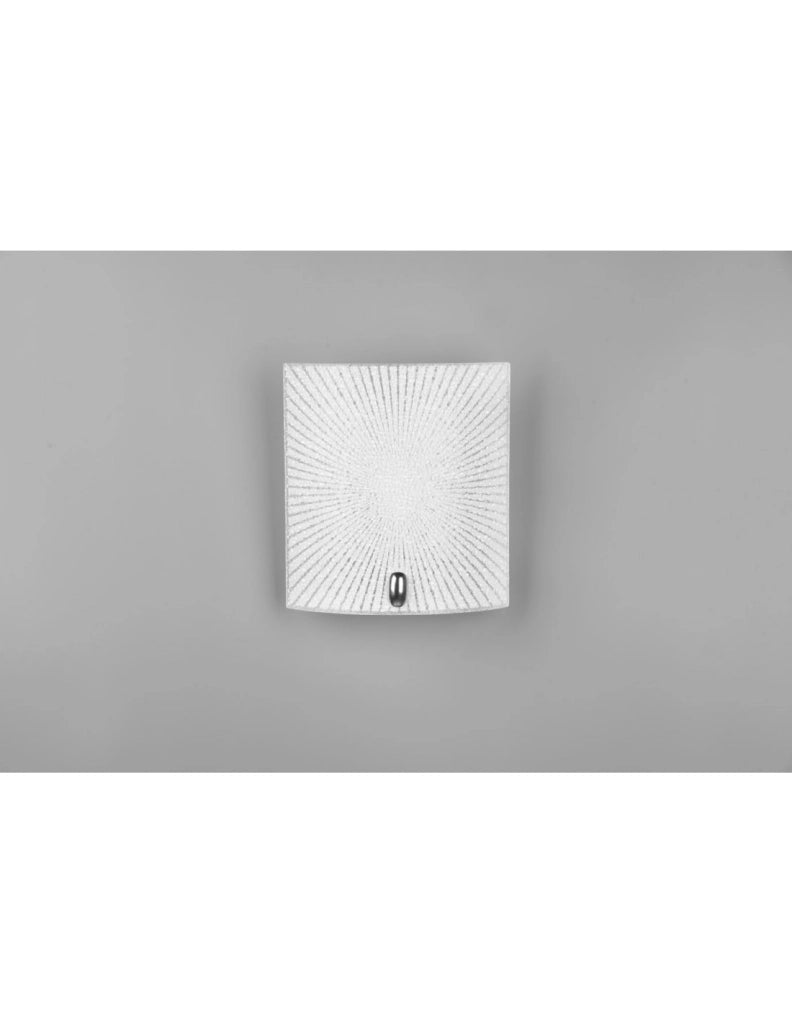 Applique Parete Moderna Vetro Trasparente Elisa 1xE27 Trio Lighting
