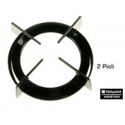 GRIGLIA 1 FUOCO NERA CROCE PIANO COTTURA ARISTON Diametro 165 a 2 Perni - Ariston Indesit