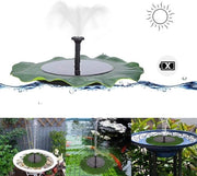 Pompa Solare per Acqua - Diametro 28 cm - 180L/H 8V 1,6W - Vistank per Piscine - Fontana Solare per Uccelli