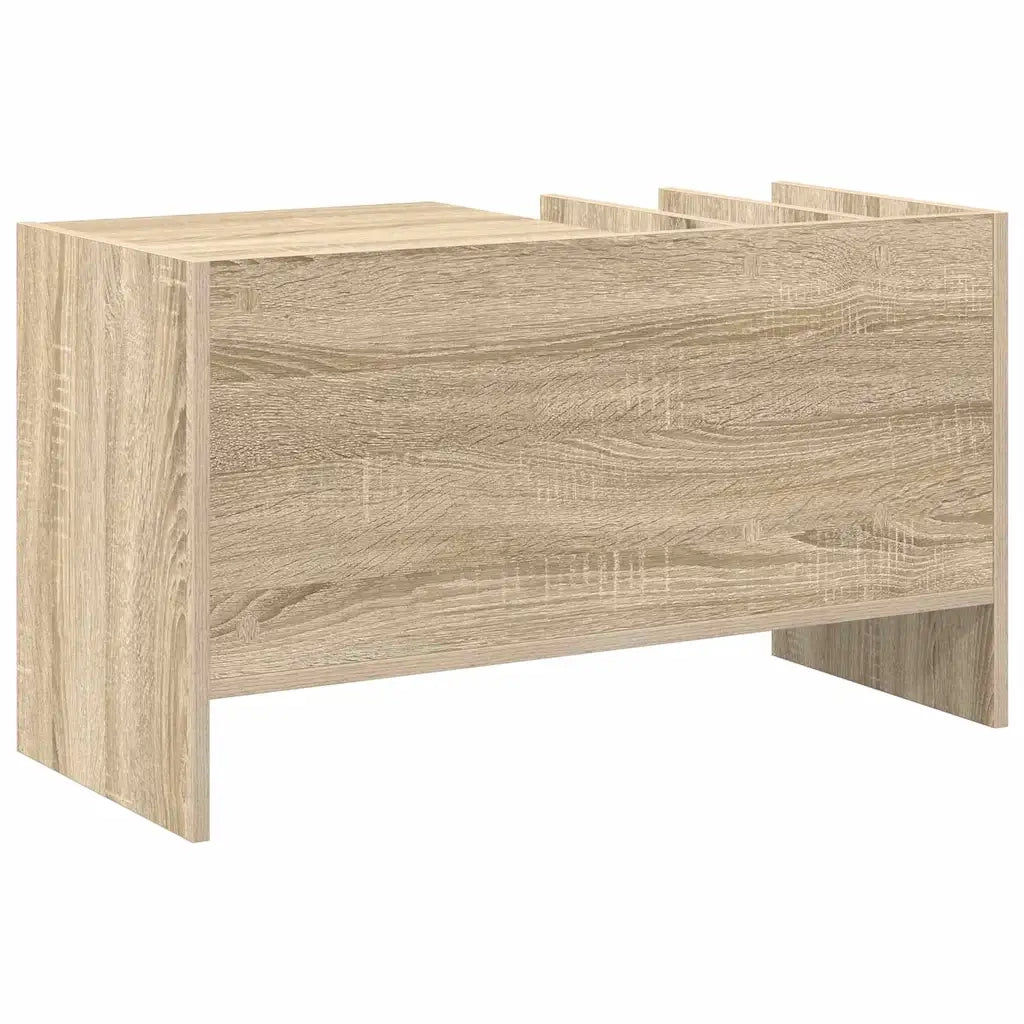 Mobile porta vinili Rovere Sonoma 78.5 x 35 x 45 cm