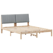 Letto matrimoniale | Letto per adulti | Struttura del letto Marrone 160 x 200 cm Pino massello