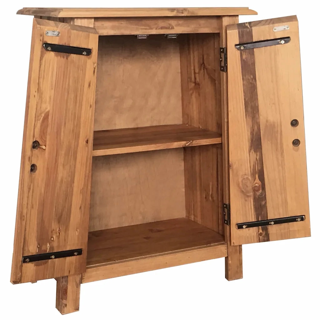 Mobile da Bagno in Legno Massello di Pino 59x32x80 cm 246037