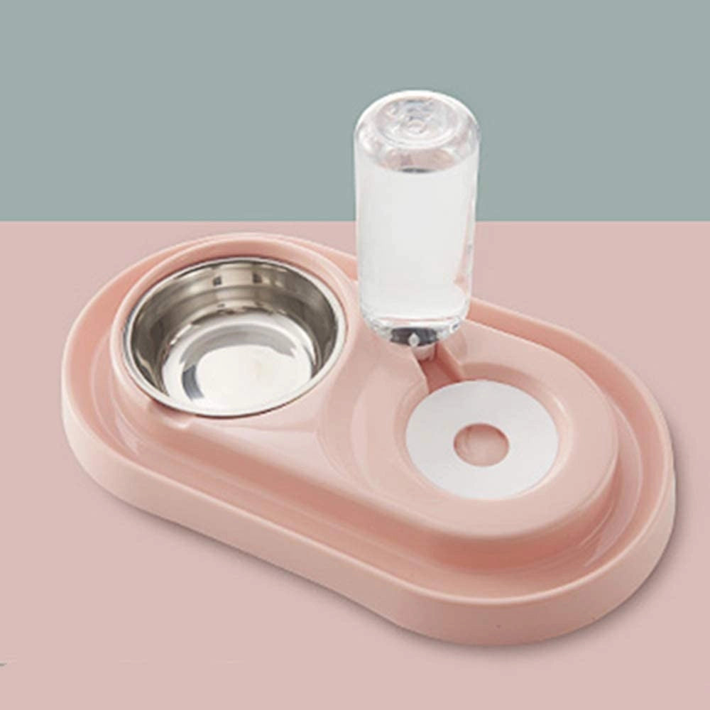 Trade Shop - Ciotola In Plastica Per Gatti Cani Piccoli Animali Domestici Per Alimenti Acqua -