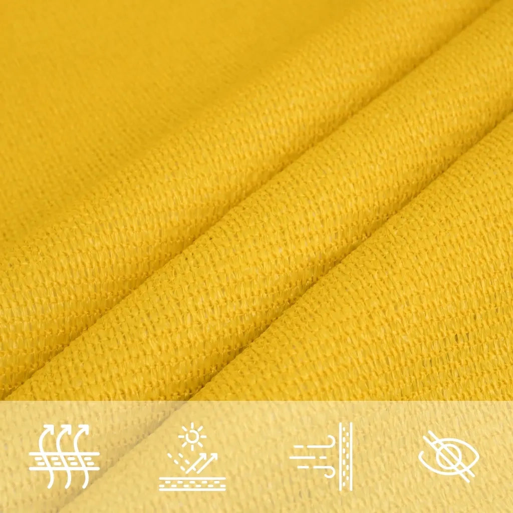 Vela Parasole 160 g/mÂ² Gialla 3x3 m in HDPE