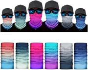 Multifunzionale Foulard Elastico - Cappello da Sole - Foulard Adesivo - UV-Resistente - Respirante - 6 Pezzi con Borsa - Sciarpa