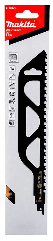 LAMA SEGA A GATTUCCIO MAKITA PER MATTONE E GHIAIA LEGGERA TC/HM - B-10394