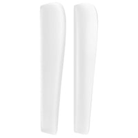 Testiera ad Orecchio Bianca 83x23x118/128 cm in Similpelle 3118029