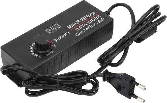 Adattatore di alimentazione Adattatore di regolazione alimentazione AC 110-240V a 3-12V 10A DC presa EU.