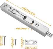Ganci di sicurezza 15cm in acciaio inossidabile 304 gancio di sicurezza occulto per porte francesi porte in legno