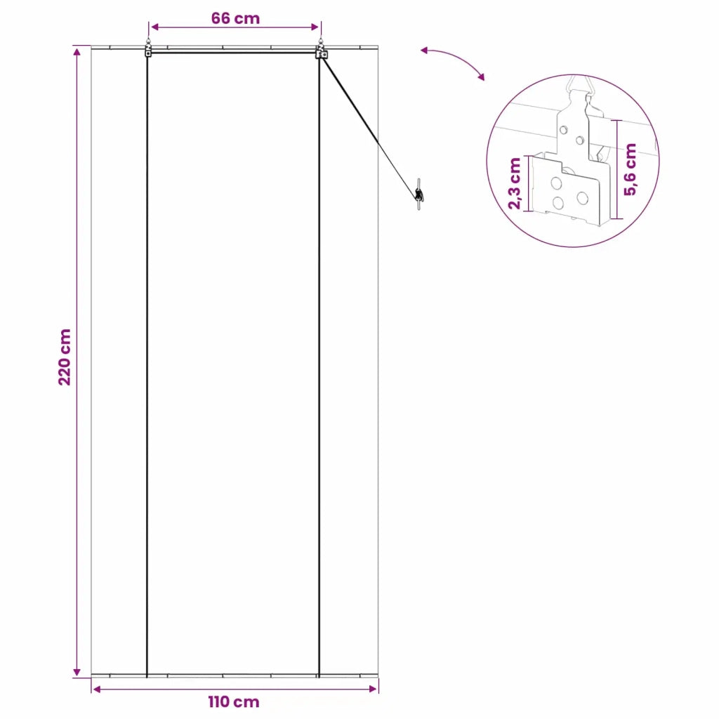 Tenda a rullo Marrone 110 x 220 cm Bambù 42039707