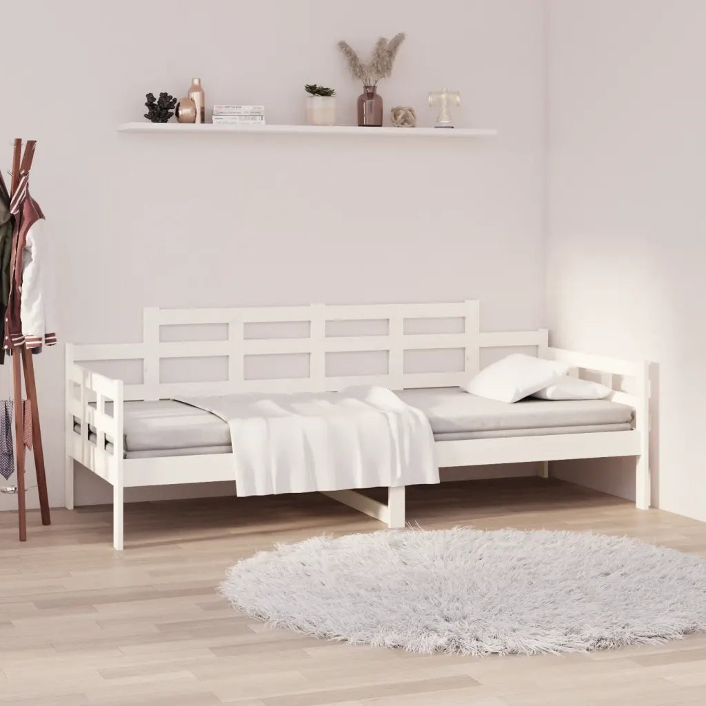 Dormeuse in Legno Massello di Pino Bianco 90x200 cm cod mxl 58398