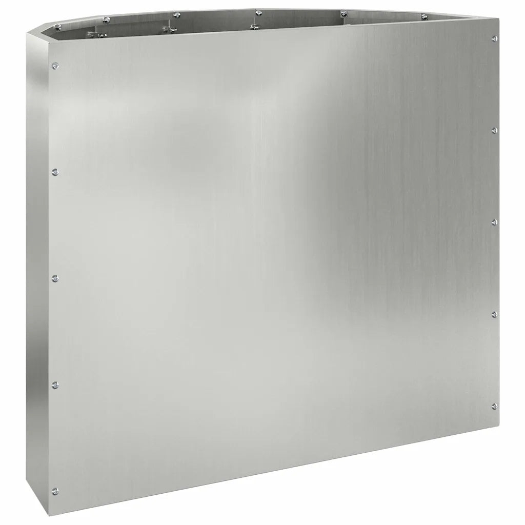 Fioriera Argento 60 x 30 x 50 cm Acciaio zincato