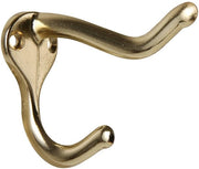 Set di 6 ganci a doppia croce per abbigliamento, chiodi a muro, appendiabiti, alta qualità con 12 viti per uso domestico, giacche, cappello, asse da asciugamano (laccato rame)