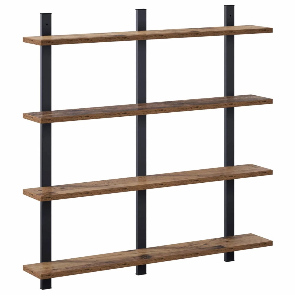Scaffale da parete Legno antico 79.5 x 13.5 x 80 cm 8020381