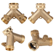 Connettore a 2 vie per tubi in rame - Adattatore per pompa - Connettore per tubi in rame per giardino - Corrosione resistente - Facile da installare - Codice prodotto: [inserire codice prodotto] - Modello: [inserire modello]