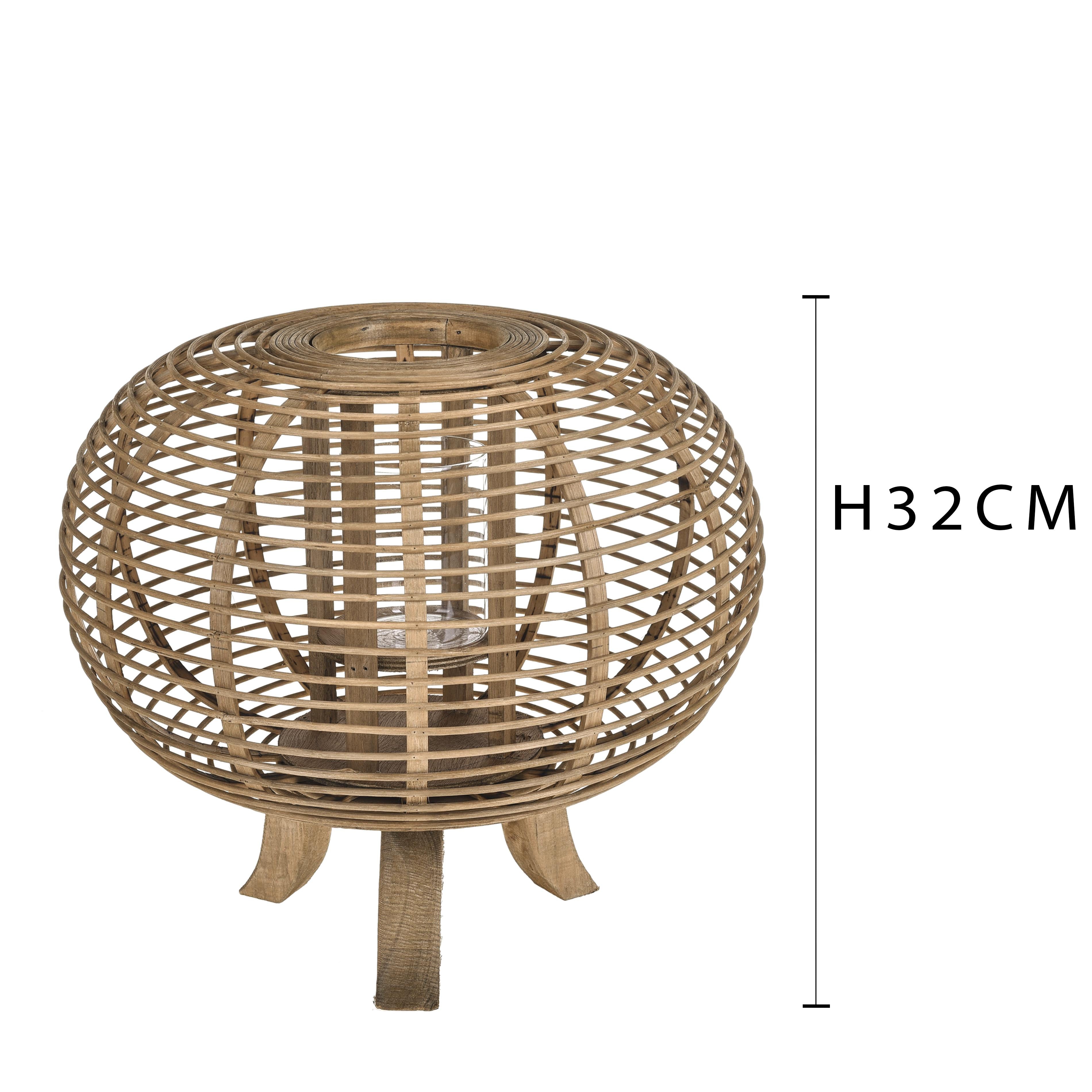 Lanterna Rotonda H 32 cm