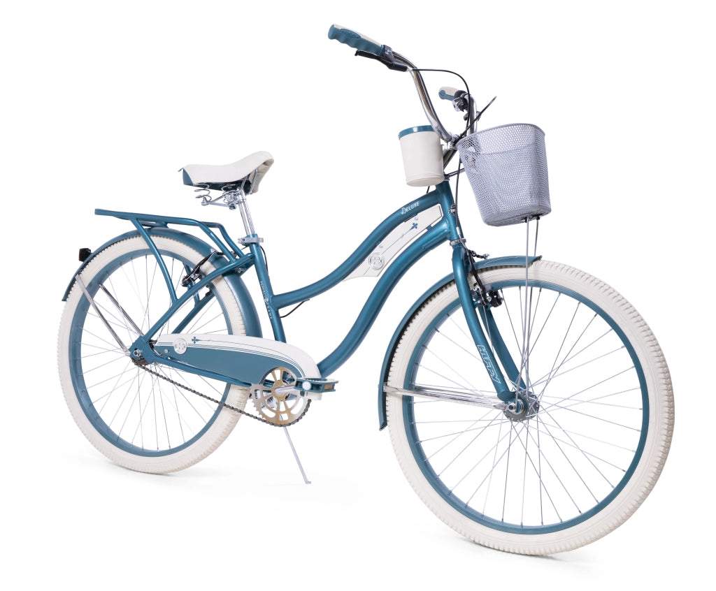 Bicicletta da 26" per Bambini e Ragazzi Telaio Hi-Ten Freni V-Brake Cruise Deluxe Azzurro