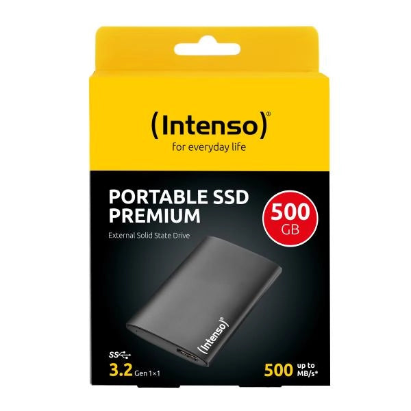 INTENSO SSD ESTERNO PREMIUM 500GB 1,8 USB 3.0 500MB/S