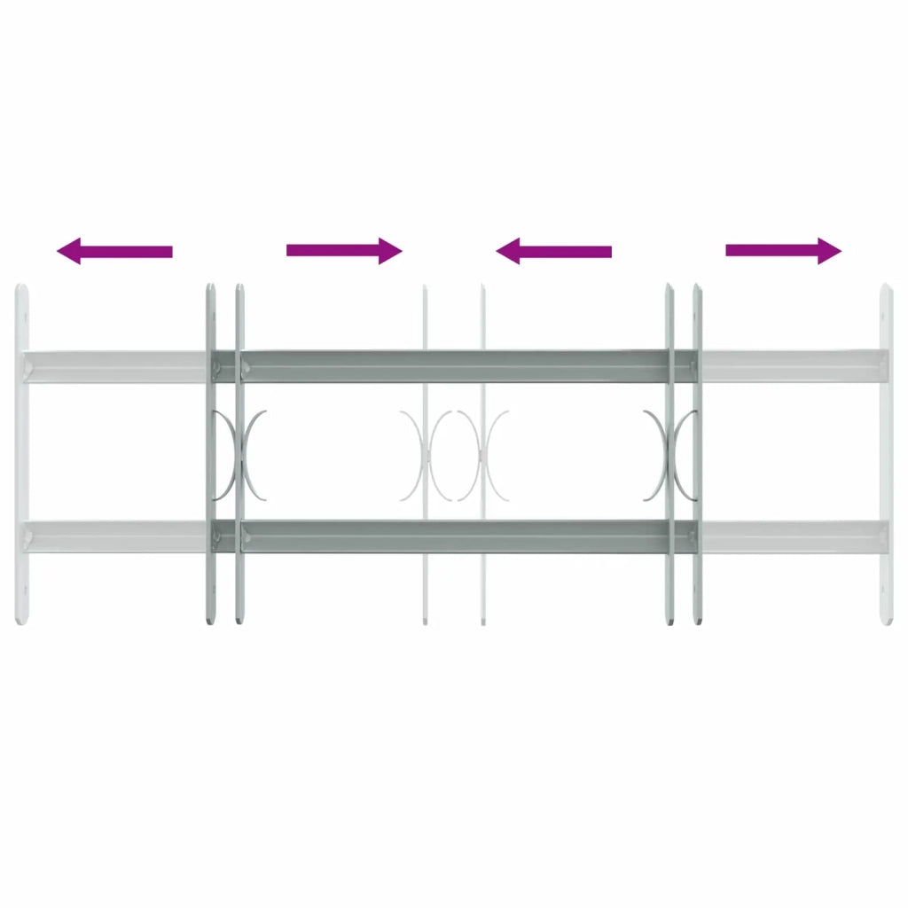 Griglia di Sicurezza per Finestre con 2 Traverse 3 pz CFW8452987