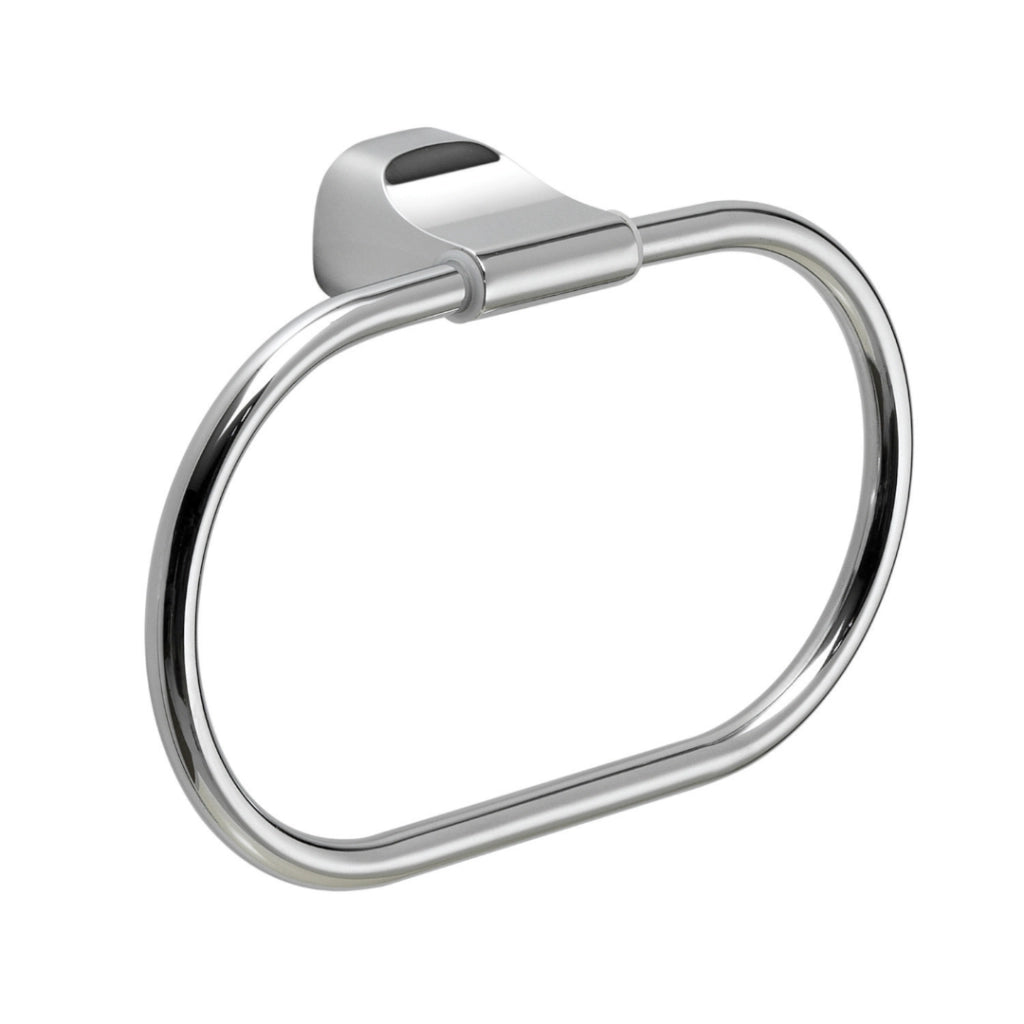 ANELLO PORTASALVIETTE STELVIO 21XH13CM CROMO.