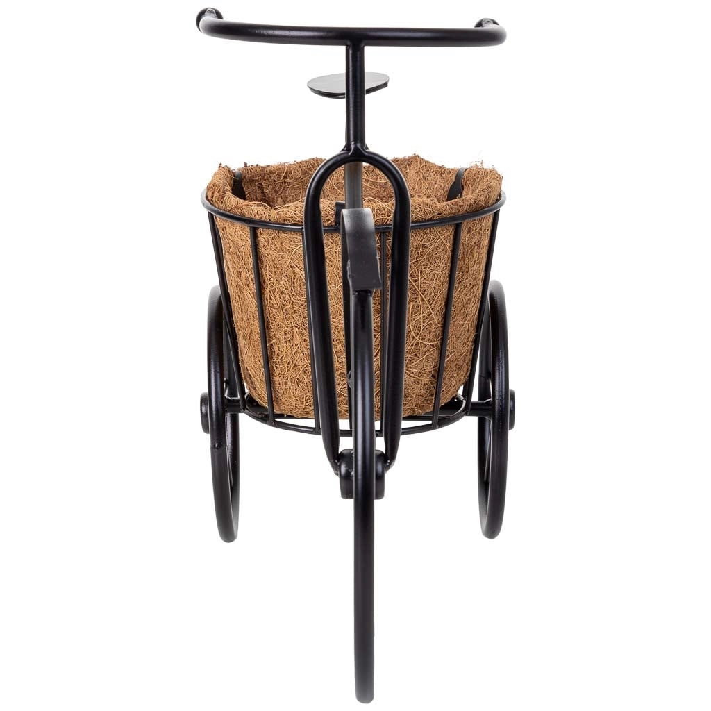 Portavaso per bicicletta nero, 40x15x29h cm