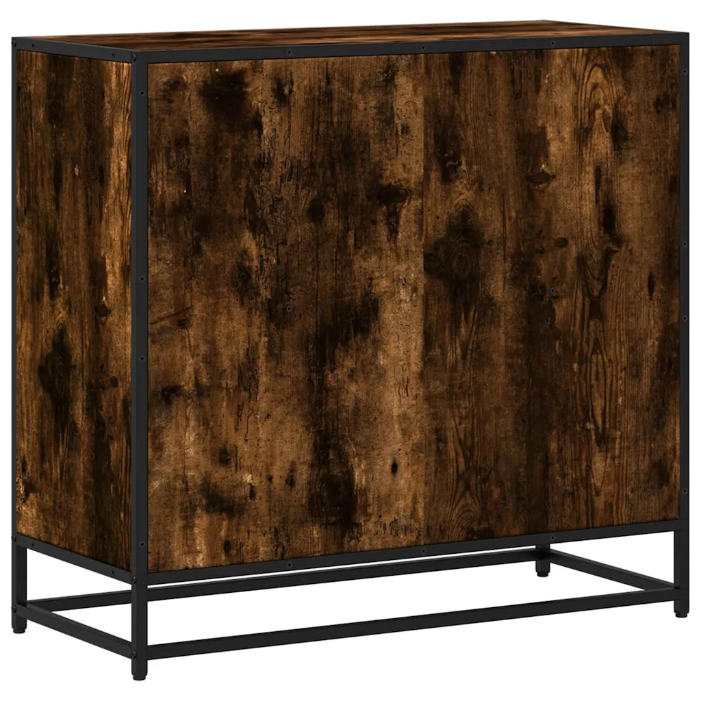 vidaXL Libreria Rovere Fumo 80,5x35x76 cm in Legno Multistrato