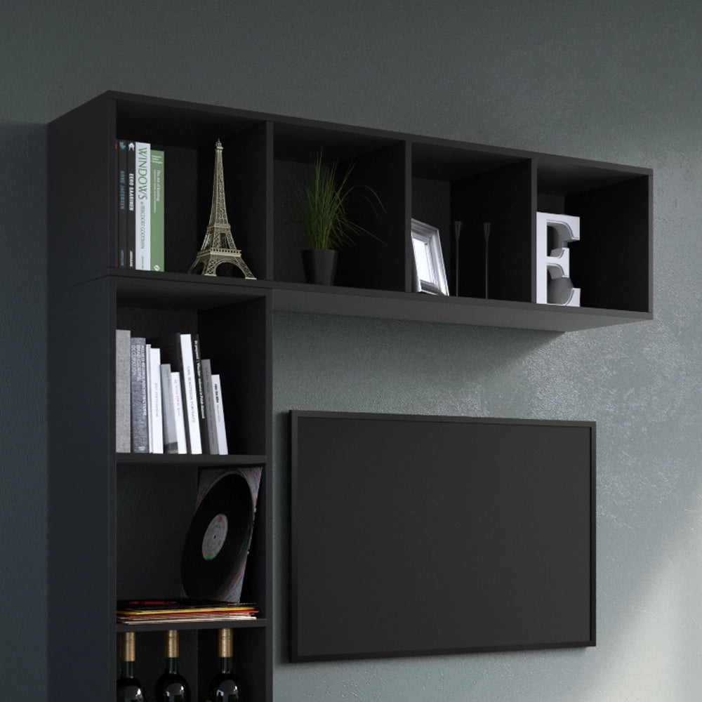Vicco Scaffale Nero 142.5 x 36.2 cm