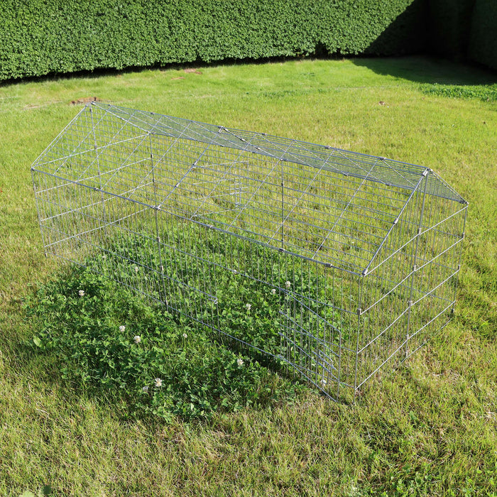 Recinto conigli Gabbia lepri Conigliera Spazio per muoversi Stalla Tetto di legno