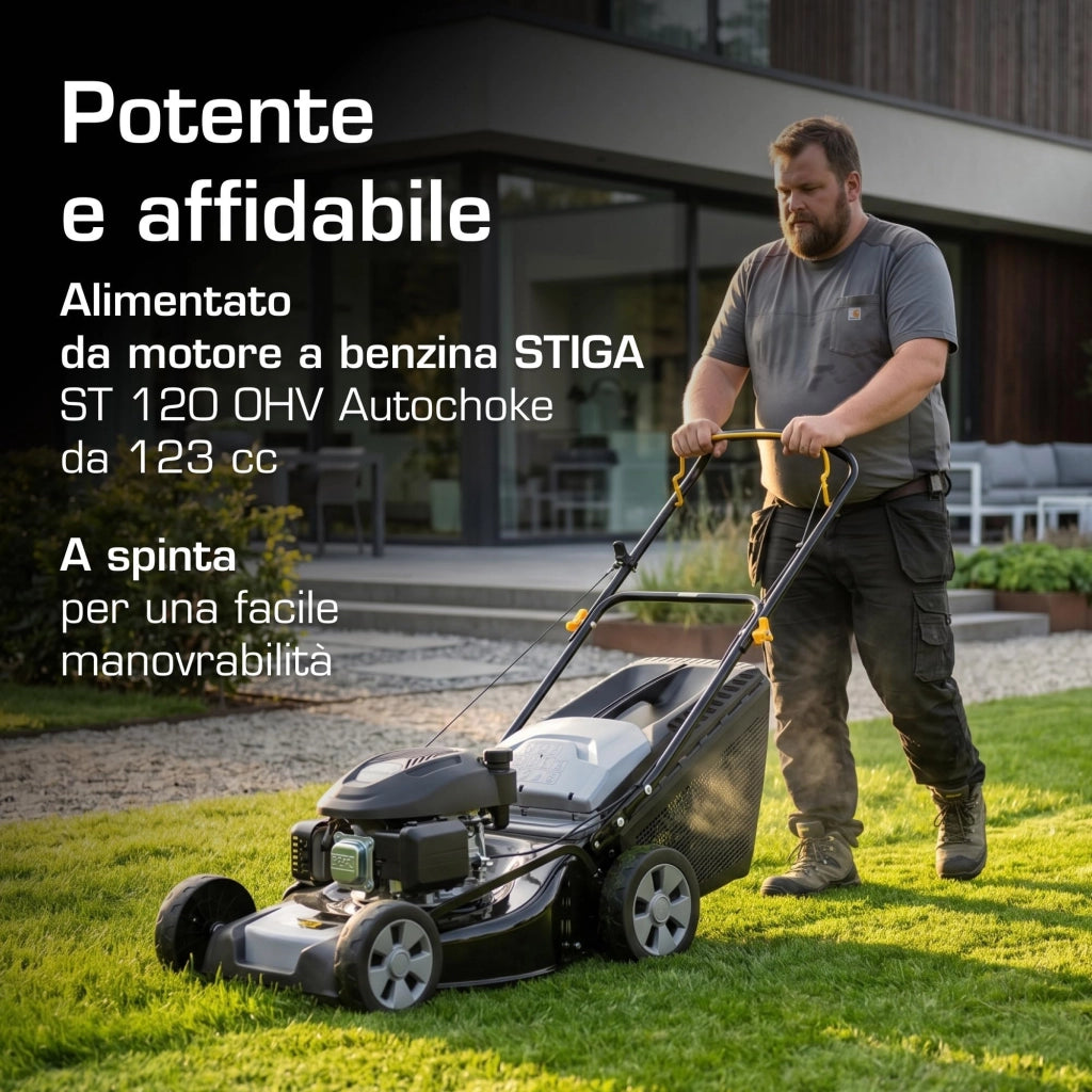 Rasaerba a Scoppio Cc. Alpina AL446 a 123 kw 1,9