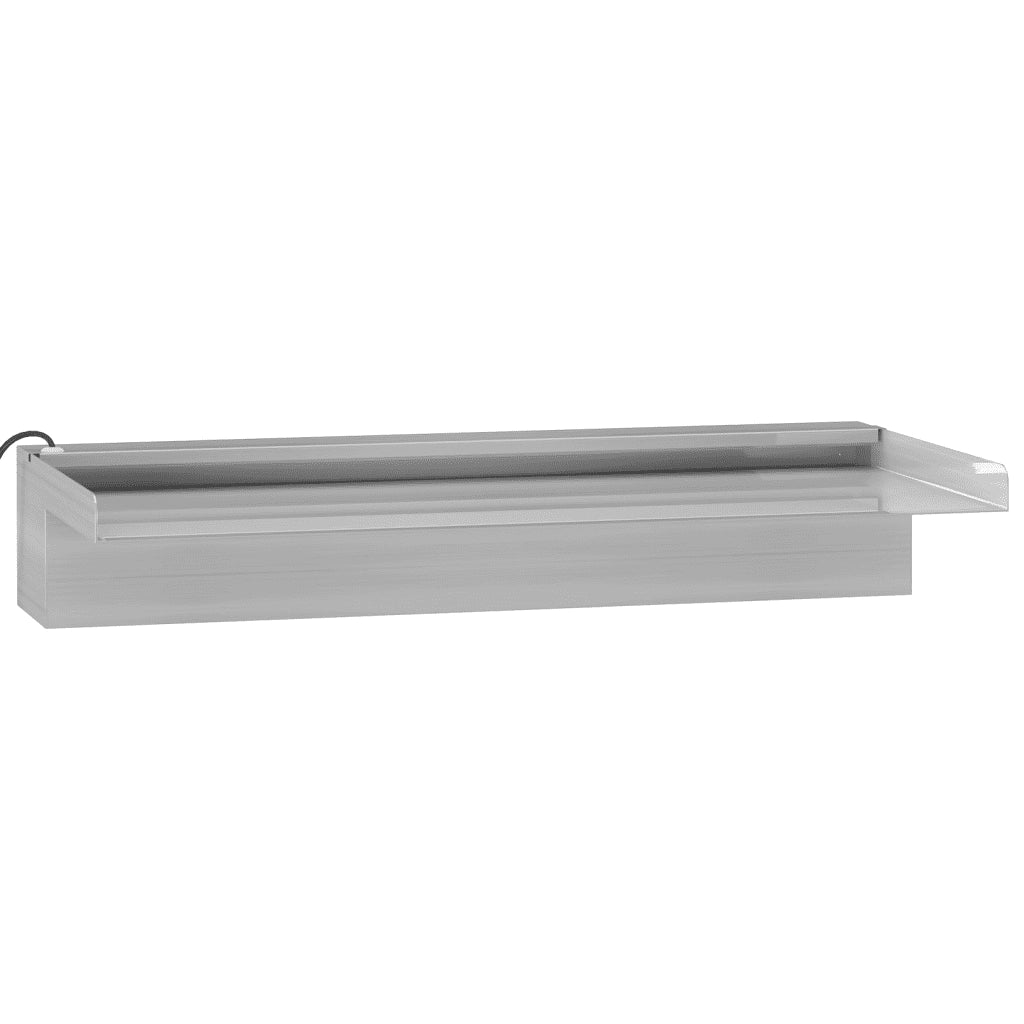 Sfioratore a Cascata con LED RGB Acciaio Inox 45 cm cod mxl 62352