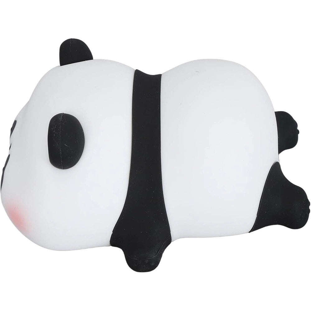Trade Shop - Luce Notturna Forma Panda Lampada A Led In Silicone Dimmerabile Ricaricabile Usb -