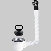 PILETTA CTP DM.70 CON TAPPO E GRIGLIA TONDA Inox 11/2 - 1 pezzi - MARYPLAST