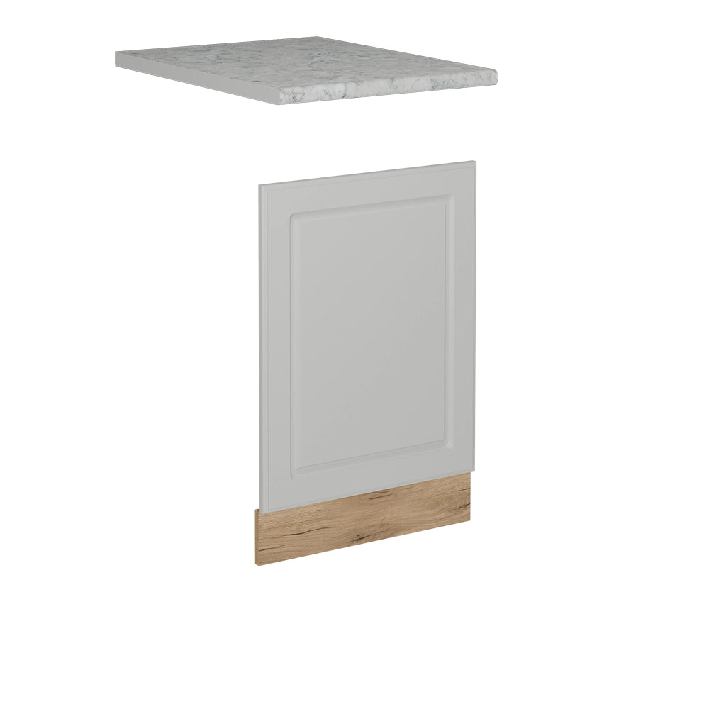 Vicco Pannello frontale per lavastoviglie Bianco casa di campagna 45 cm , PL Marmo