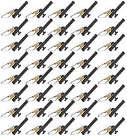 Accessorio di pesca robusto a 4 pezzi - Materiale metallo/ABS - Clip di scorrimento - Connettore di peso - Accessorio per acqua salata - Resistente allo shock - Sistema di pesca